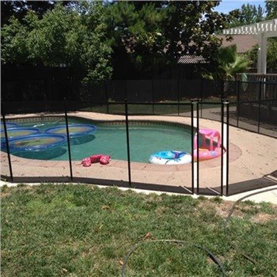 Valla de piscina temporal