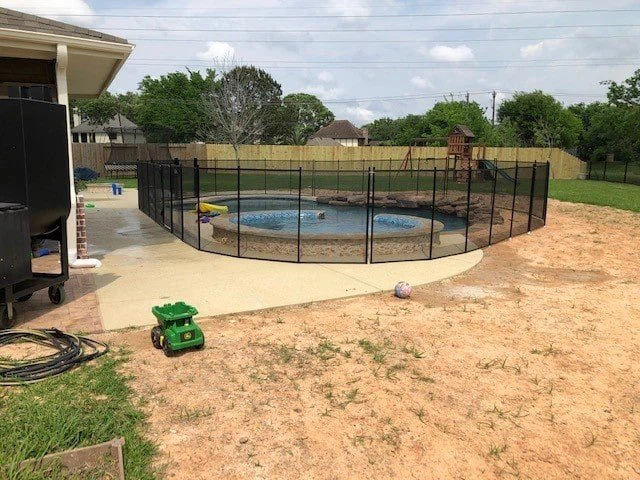 mesh swimming safety pool fence gate 3